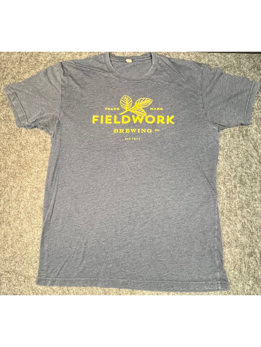 Berkeley Fieldwork Brewing Co. Graphic T-Shirt in Heather Navy